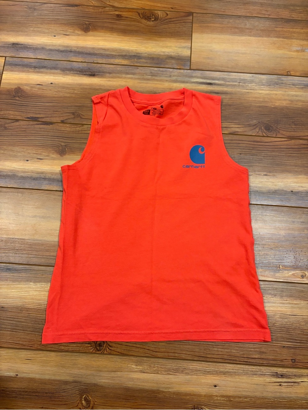 Carhartt Boy’s Sleeveless Tank Top, Small (8-10)